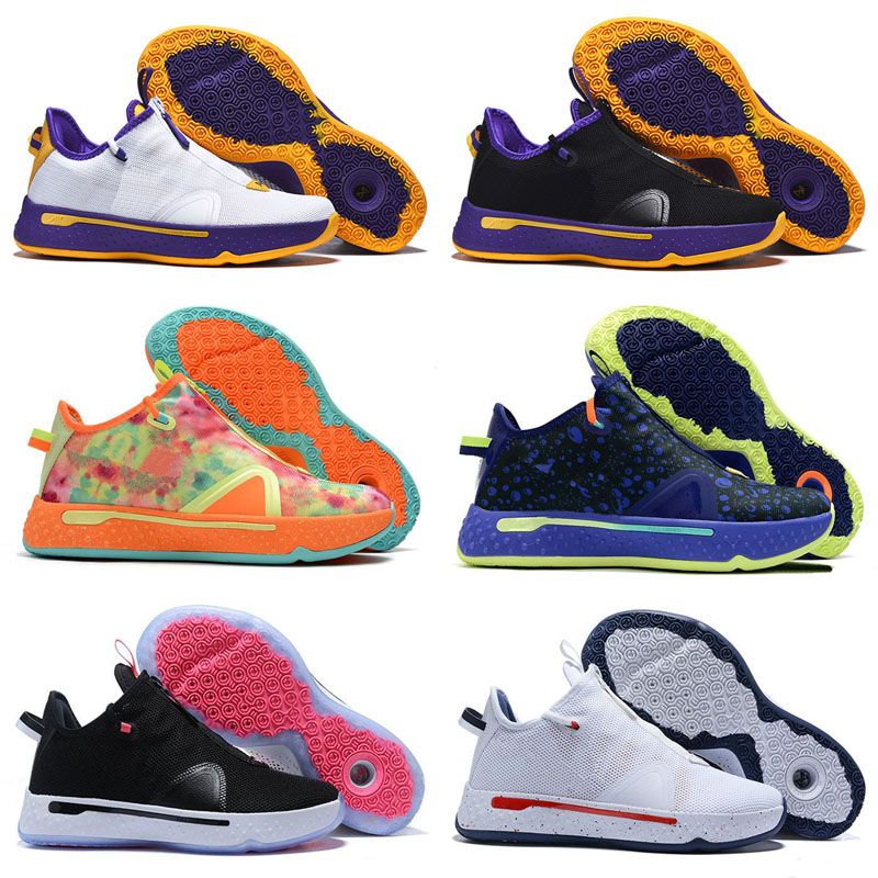 paul george shoes mens orange