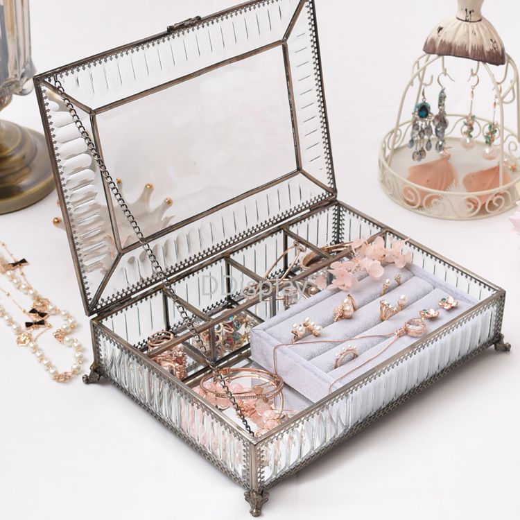 wholesale glass jewelry box