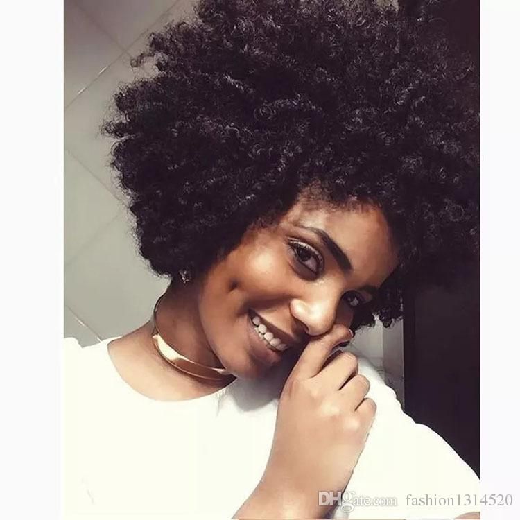 Wig Ladies Short Hair Fluffy Black African European And American Foreign Trade Straight Hair Curly Hair Headgear Toupee Uk Wigs From Zznysm8 22 12