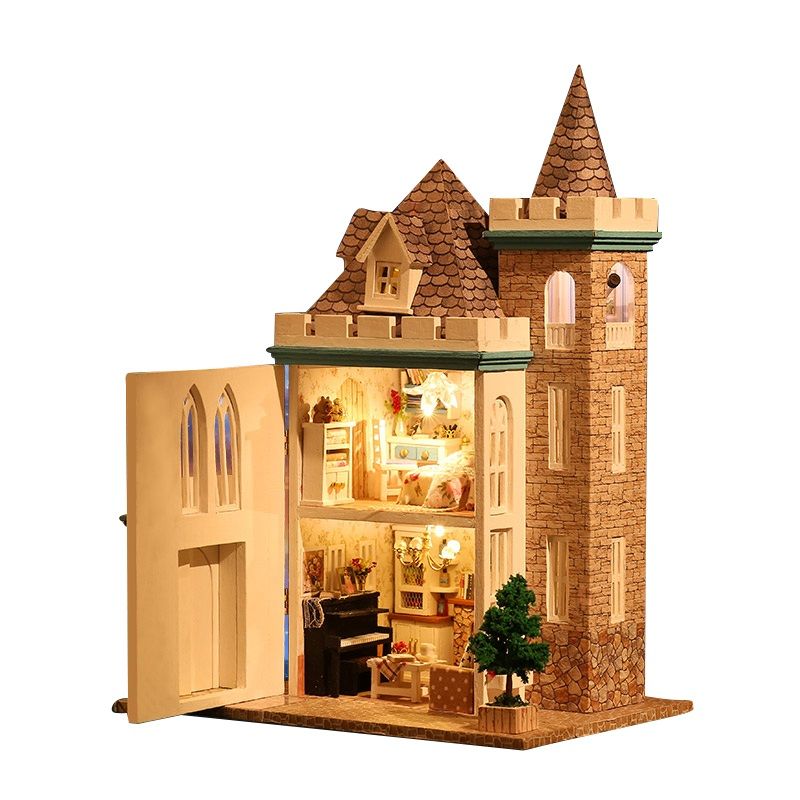 Compre Nueva Casa De Munecas Hecha A Mano Diy Miniatura Casa De Munecas De Madera Miniaturas Muebles Casa Muneca Juguetes Para Ninos Regalo De Cumpleanos A 16 99 Del Camomilehouse19 Dhgate Com