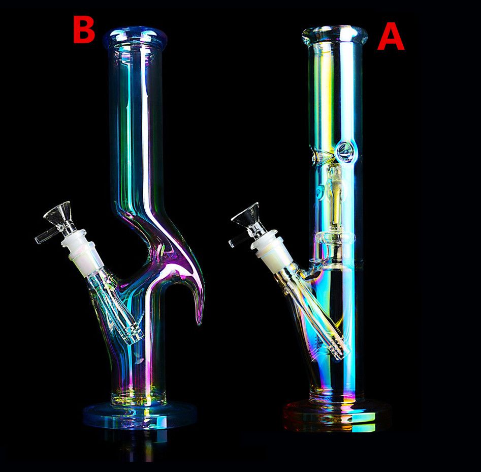 2020 Tall Unique Glass Bongs Water Pipes Handmade Bubbler Water Bongs
