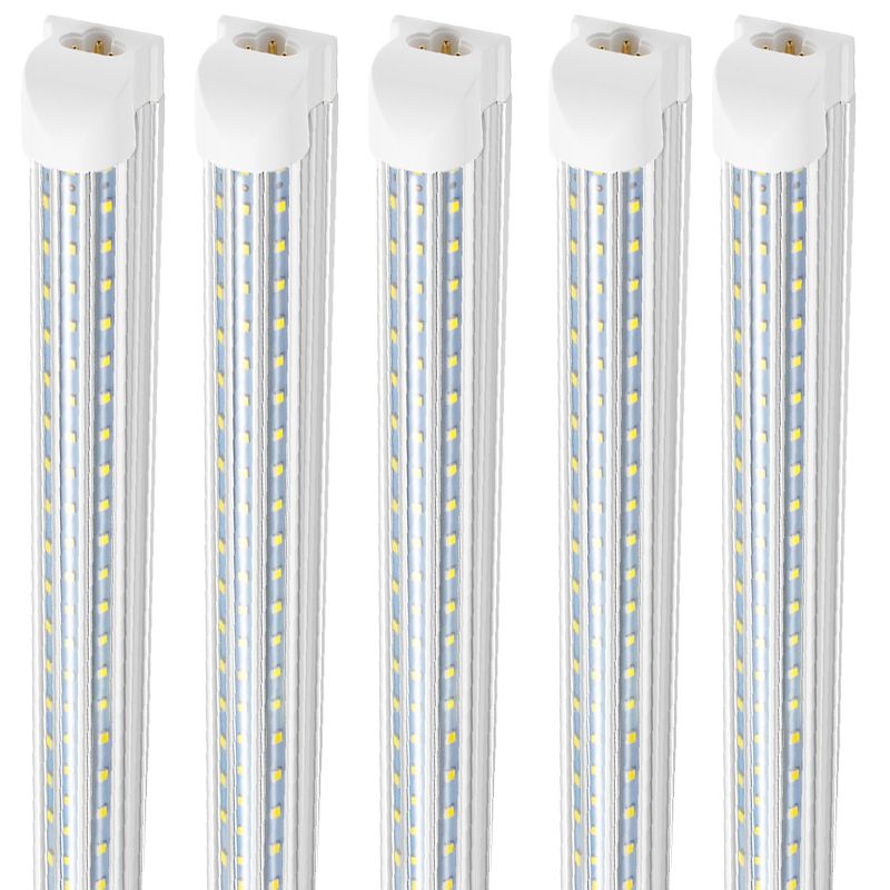 SUNWAY USA , D Shaped Integrate T8 LED Tube 4 8 Feet LED Fluorescent