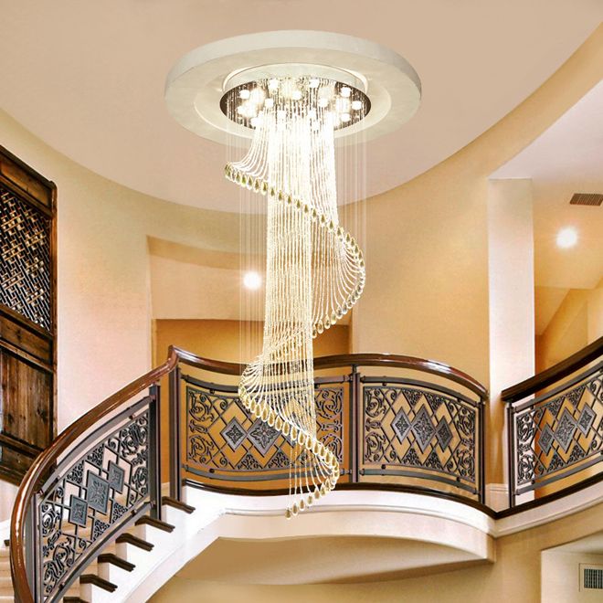 modern teardrop chandelier