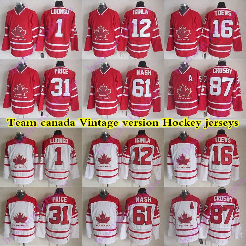 team canada hockey jersey crosby