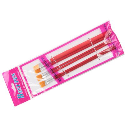 cabeça chata Red 6pcs