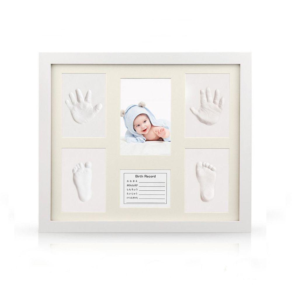 Baby Print Hands And Feet With Mold Maker Baby Memorial Gift Picture Frame
