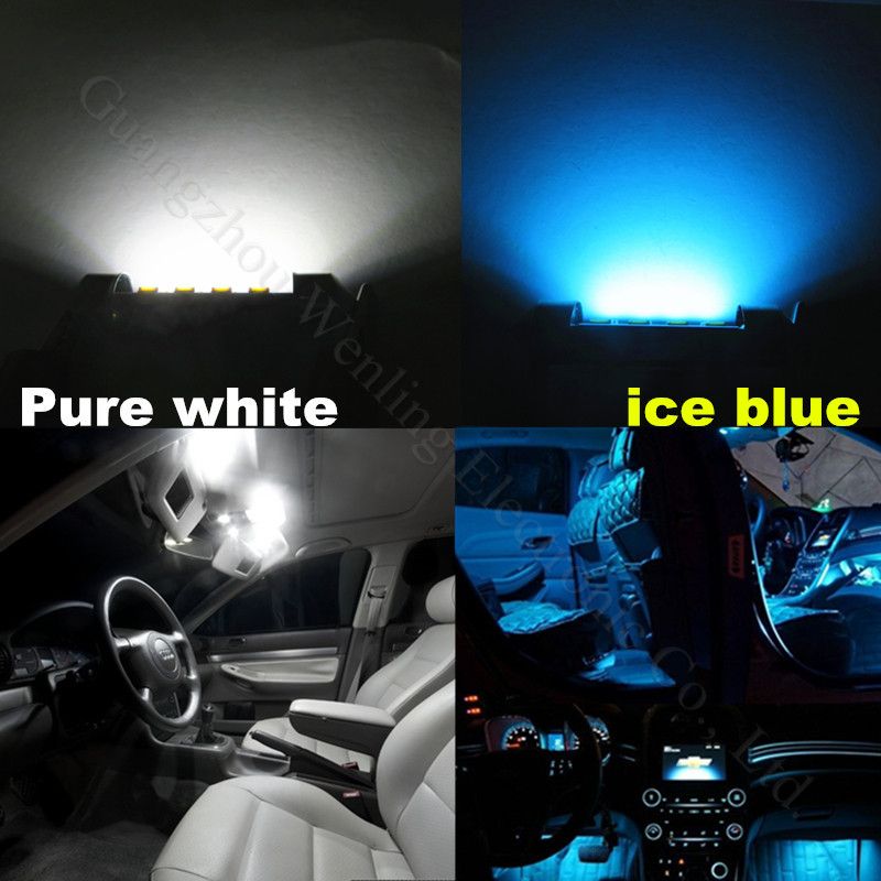 Wljh 8x High Quality 2835 Smd Lamp Bulb Car Led Interior Light Package Kit For Camry 2007 2008 2009 2010 2011 Led Vehicle Strobe Lights Led Vehicle