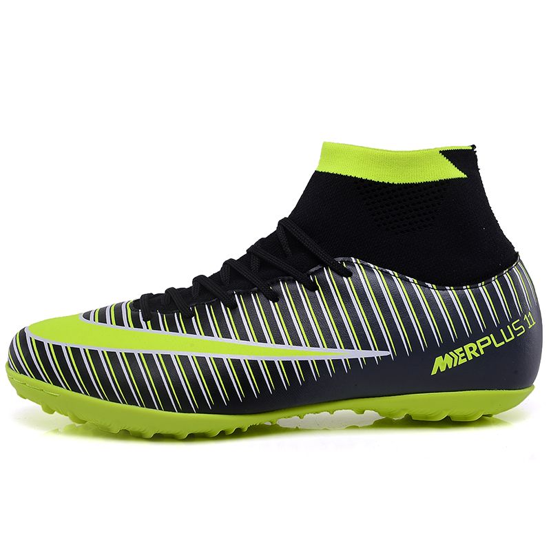 Botas de fútbol sala de fútbol sala Zapatillas de para hombre Botines de fútbol baratos Zapatos de fútbol con calcetines Superfly con botines High Hall