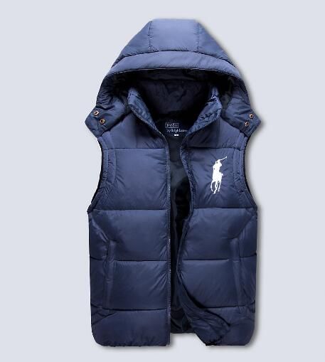 men's polo vest jacket