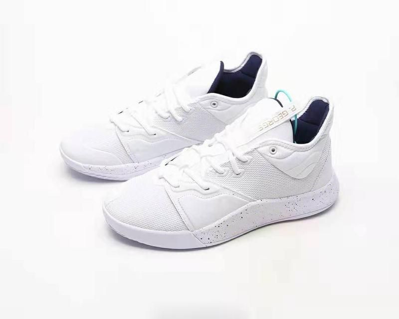 paul george white basketball shoes