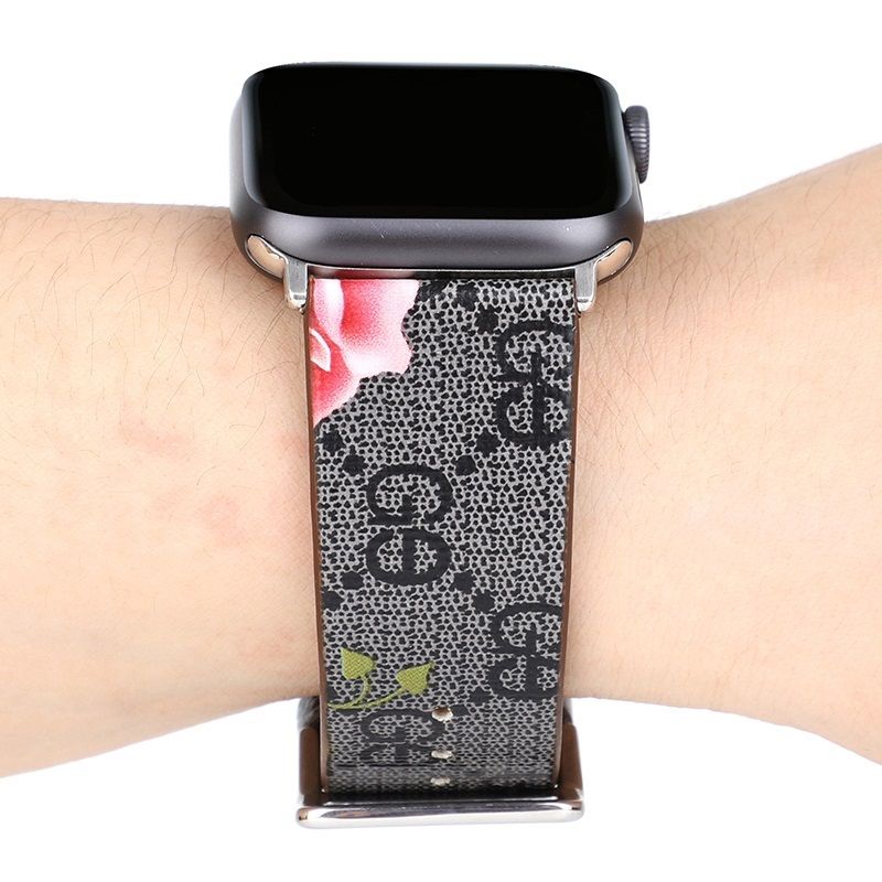 AONUOWE Luxury Watch Band Compatible with Apple Watch,Apple Watch Bands for Women All Series 38mm 40mm 42mm 44mm Design Hypebeast Graphics Strap