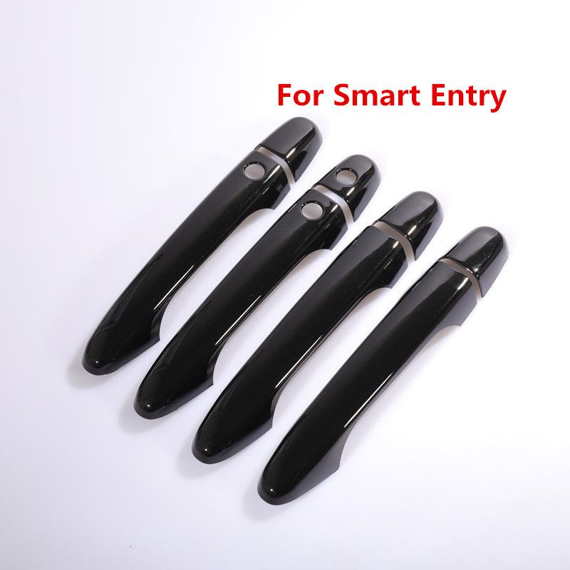 Painting Black Car Exterior Door Handle Cover Sticker Moulding