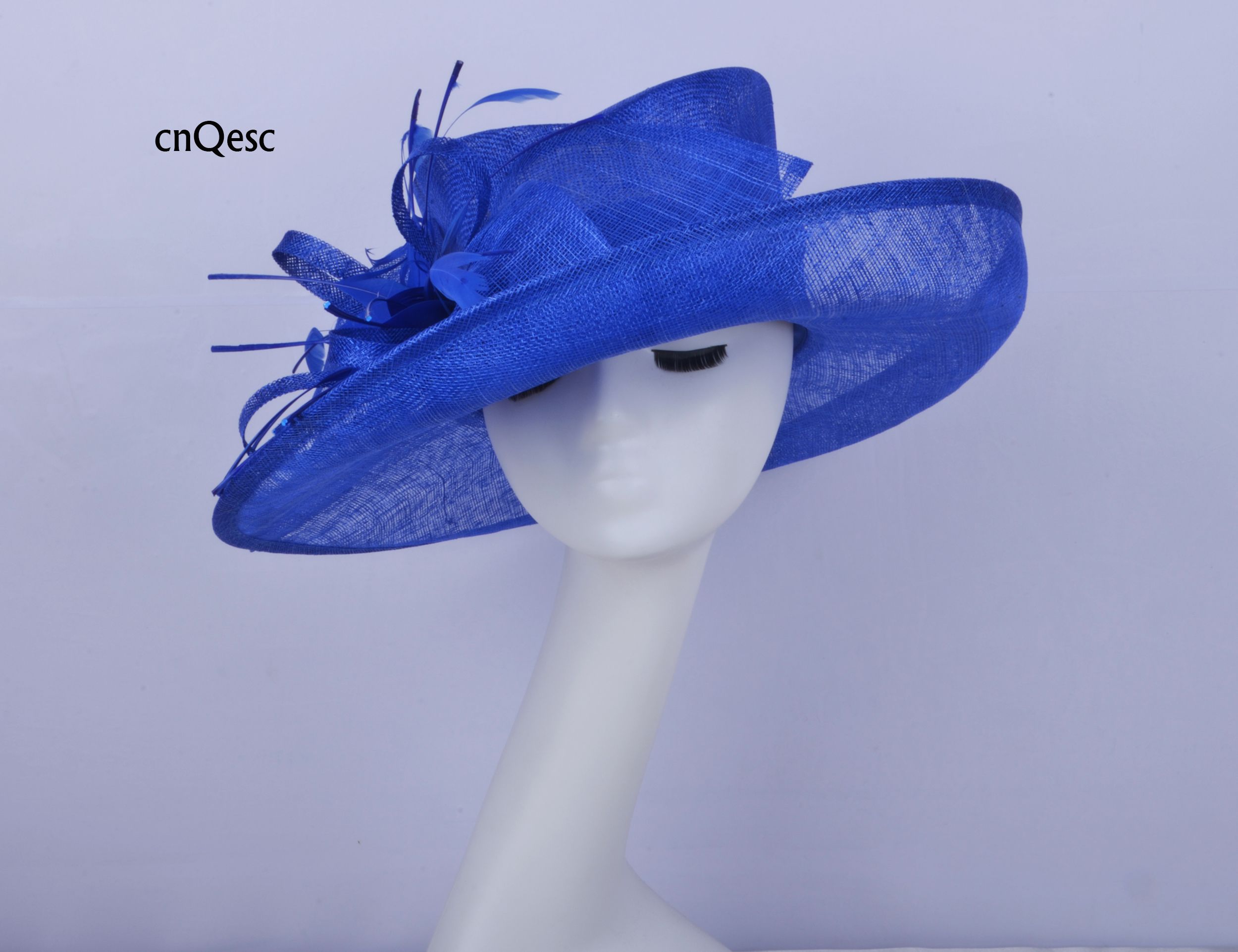 royal blue wedding hats