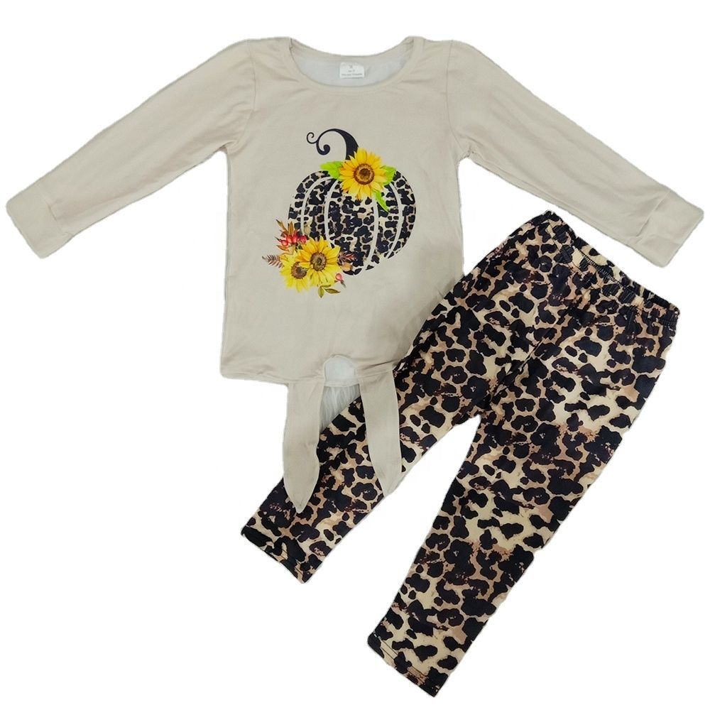 2020 Hot Sale Girls Clothes Set Summer Fall Long Sleeve Pants Set