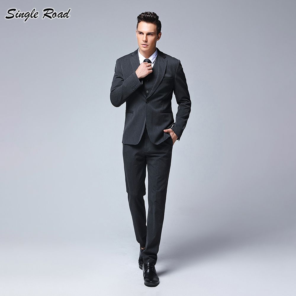 Acheter Unique Route Costume De Mariage Homme Slim Fit Hommes