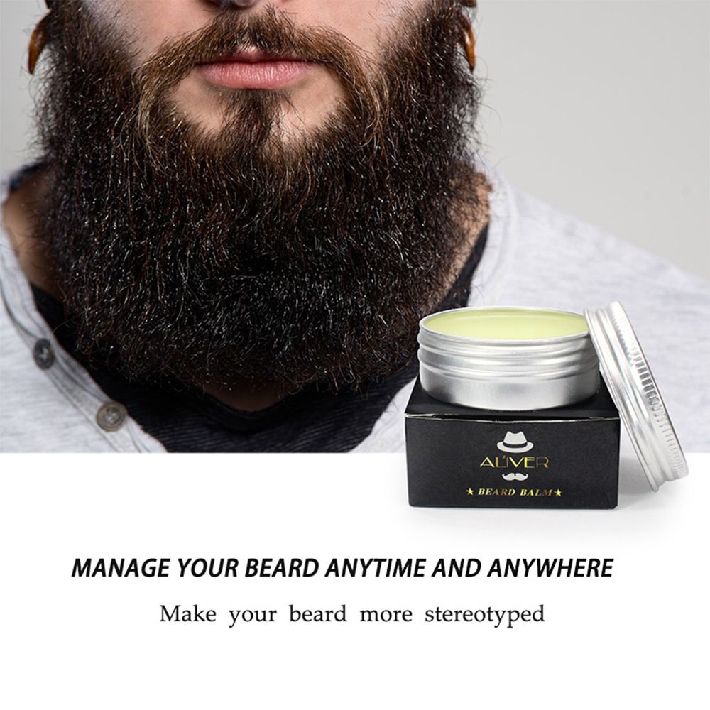 30g Beeswax Natural Beard Shape Conditioner Beard Balm Moustache Wax