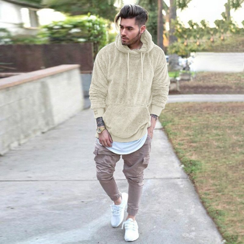 Mens Hoodie Fashion Casual Style Male 