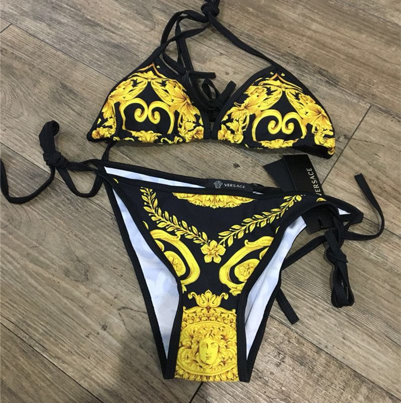 versace 2 piece swimsuit