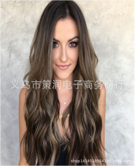 European And American Style Wig Cross Border Selling Big Wave