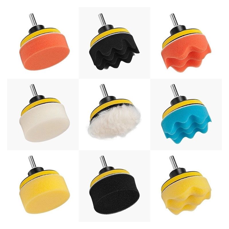 Grinders & Polishers 3 inch Buffing Pads 22 PCS Sponge Polishing Waxing