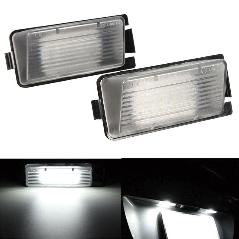 portable license plate light