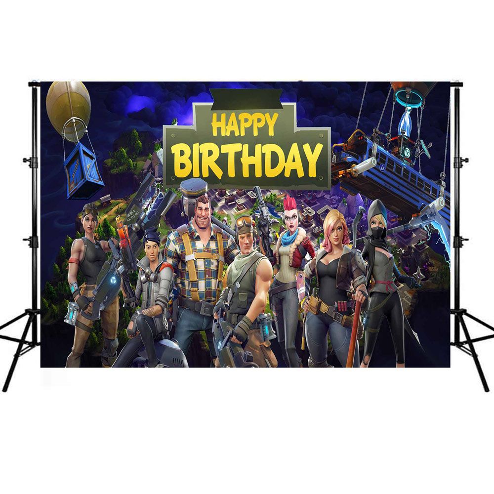 Acheter Pas Cher Battle Royale Jeu Video Toiles De Fond Enfants Toile De Fond Joyeux Anniversaire Banniere Vinyle Photo Arriere Plans Studio Photoshoot Props Du 17 68 Fr Dhgate