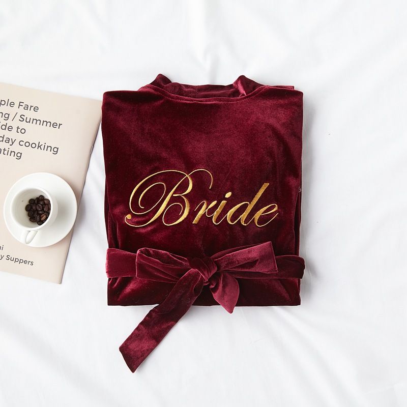 Burgundy for Bride