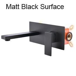 matt black surface