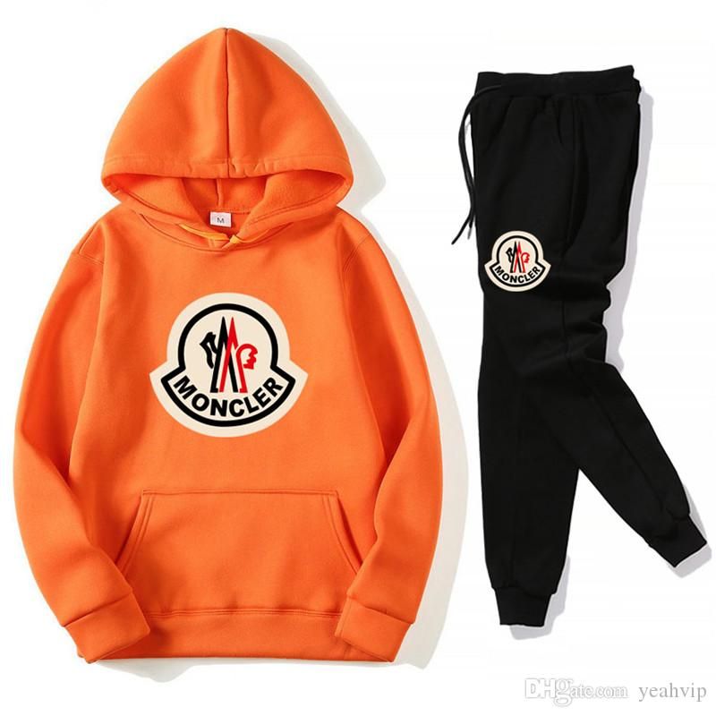 red moncler tracksuit