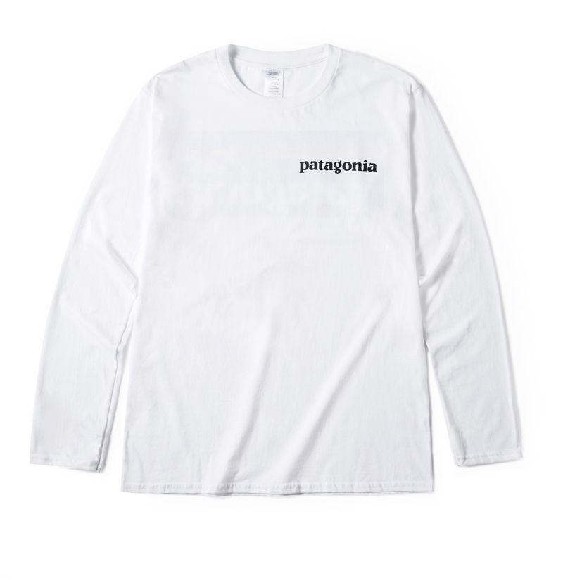 camiseta patagonia blanca