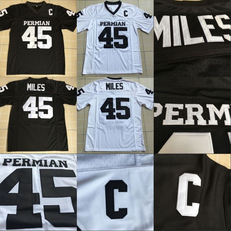 2021 45 Boobie Miles Permian Panther Jersey Mens 100 Stitched Friday 