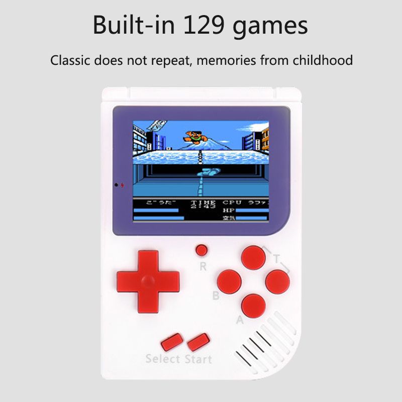 129 classic games built in