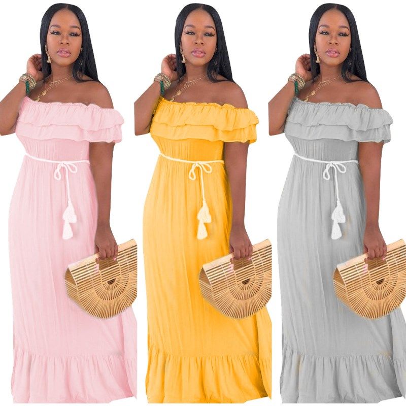 ankle length one piece dress