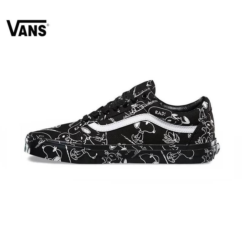 Acheter 2020 Vans Vieux Skool X Amac Coutume Haut Top Skateboard Femmes Hommes Casual Chaussures Rose Broderie Vans Designer Toile Skate Baskets De