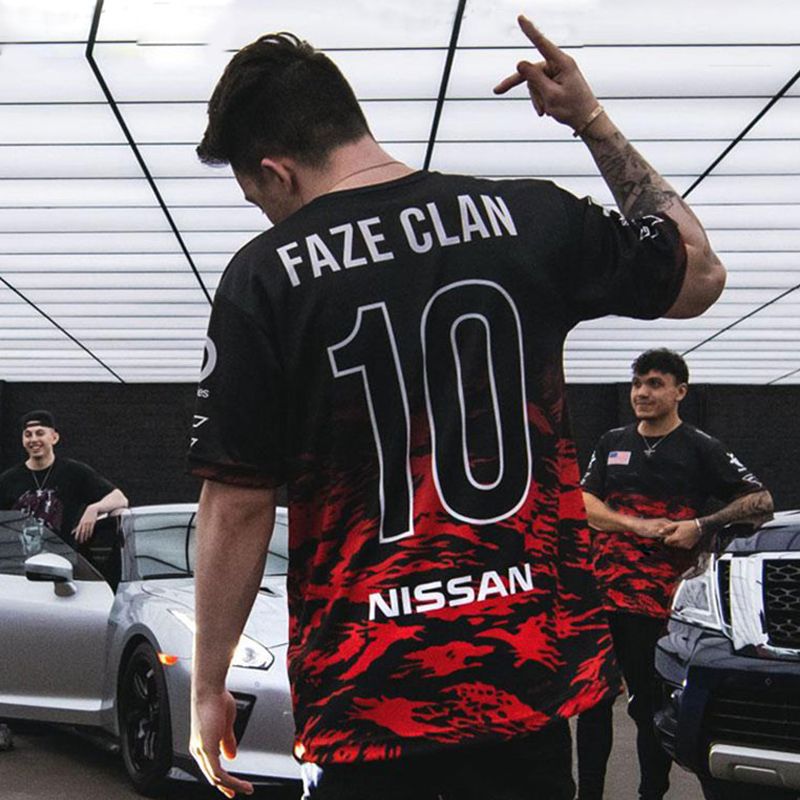 custom faze jersey