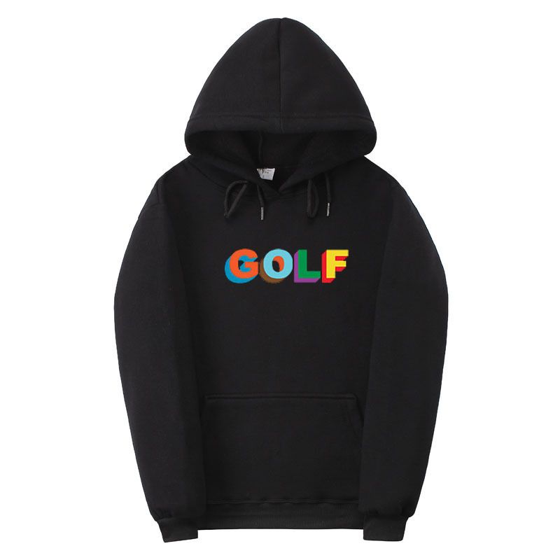 2020 Mens Hoodies Golf Letter Printing Casual Long Sleeve Fleece Hoodie