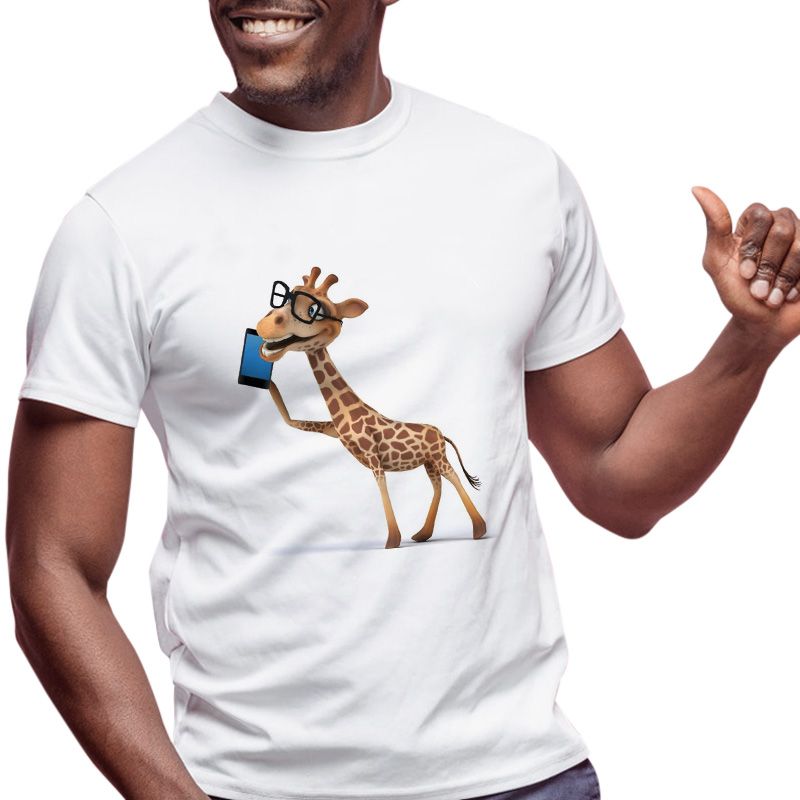 giraffe print shirt mens