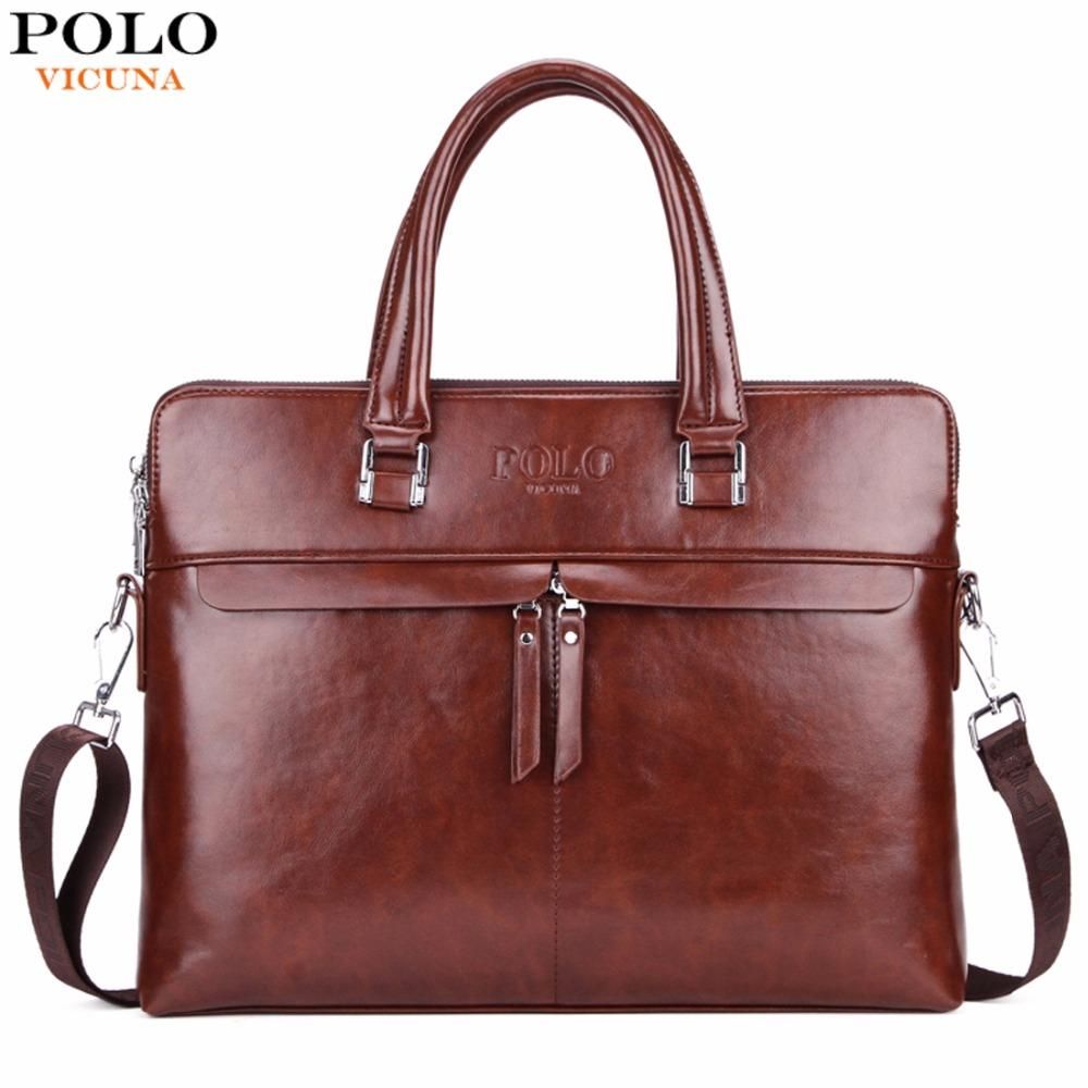 polo leather laptop bag