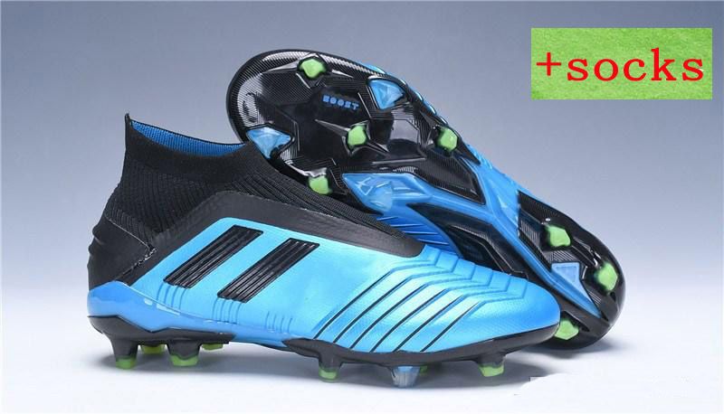 blue pogba boots