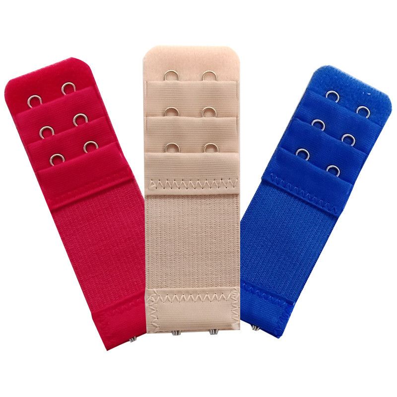 Women Bra Extenders With Elastic Strap 2 Hooks 3 Rows Strap Buckle  Extension Lady Intimates Multi Color From Aliceyan1109, $0.51