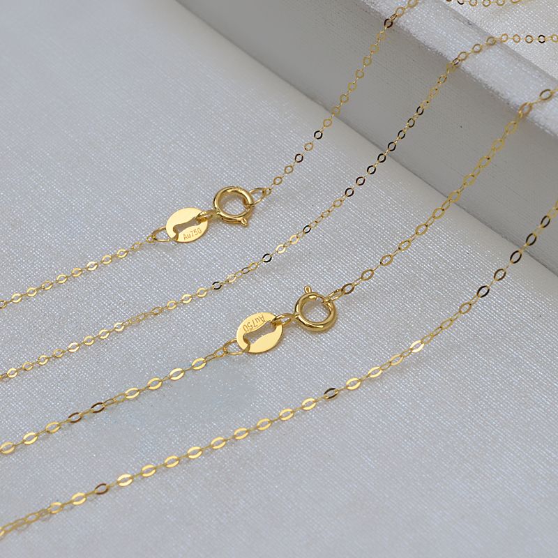 100% Genuine 18K Gold Chain 18 Inches 