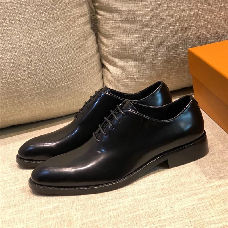 Mens Luxury L Designers Ace Dress Shoes Black Brown Suede Leather