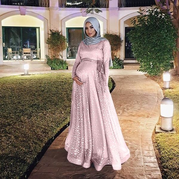 Abaya Farasha Kaftan Para Mujer, Vestido Largo