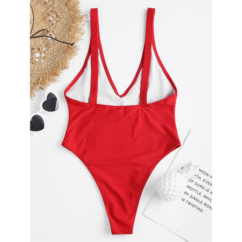 red one piece swimsuit canada