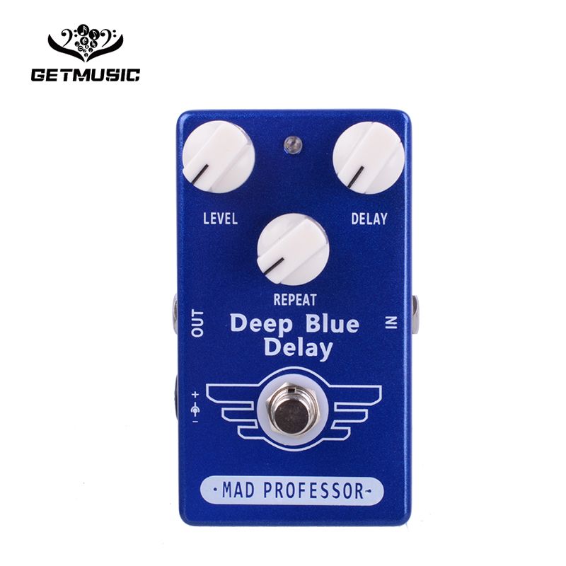 Envío gratis Mogoo Pedal de efecto de Delay Y True Bypass Deep Blue Delay Envío
