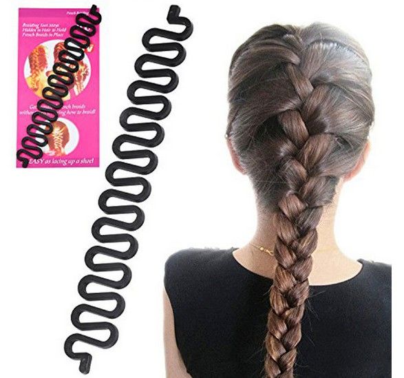 Fashion Hair Styling Clip Stick Practical Fish Bone Braid and Wave Braid Hair Styling Tool Hair Fashion Hair Styling Clip Stick Practical Fish Bone Braid and Wave Braid Hair Styling Tool Hair