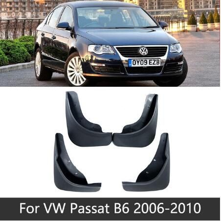 4pcs del ABS plástico para Volkswagen VW Passat B6 2006-2010 Fender Mud Splash