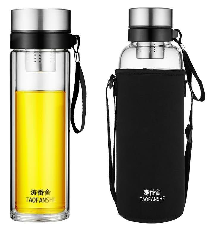 making tea in a flask