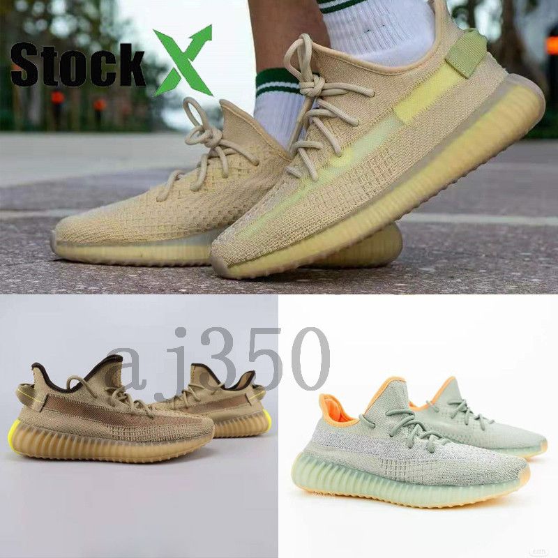adidas YEEZY BOOST 350 V2 Tail Light Flax Earth in