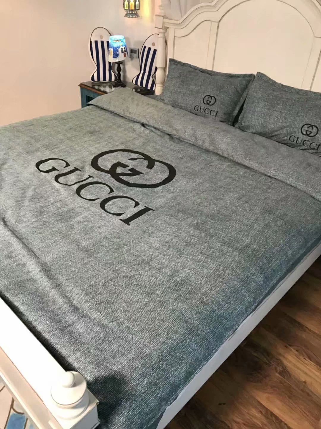 Hot Style Brand G Swedish Style Fleance High End Fabric Bed Sets